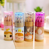 12-Shade Colour Pencils (With Sharpener)