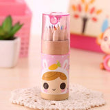 12-Shade Colour Pencils (With Sharpener)